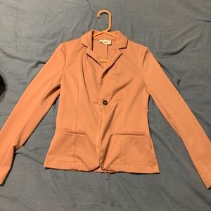 Peach/pink blazer